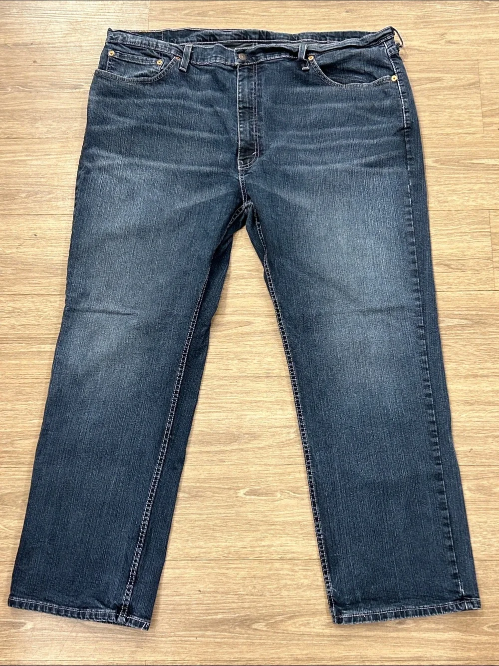 Levi's Men's 559 Relaxed Straight Jeans in Dark Blue Denim 44 X30